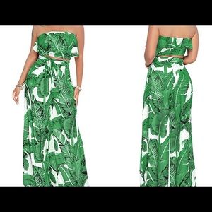 Banana Leaf two piece set